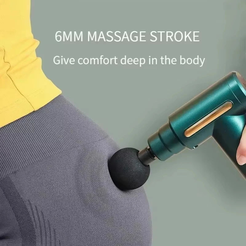 Portable Button Fascia Gun Deep Tissue Massage