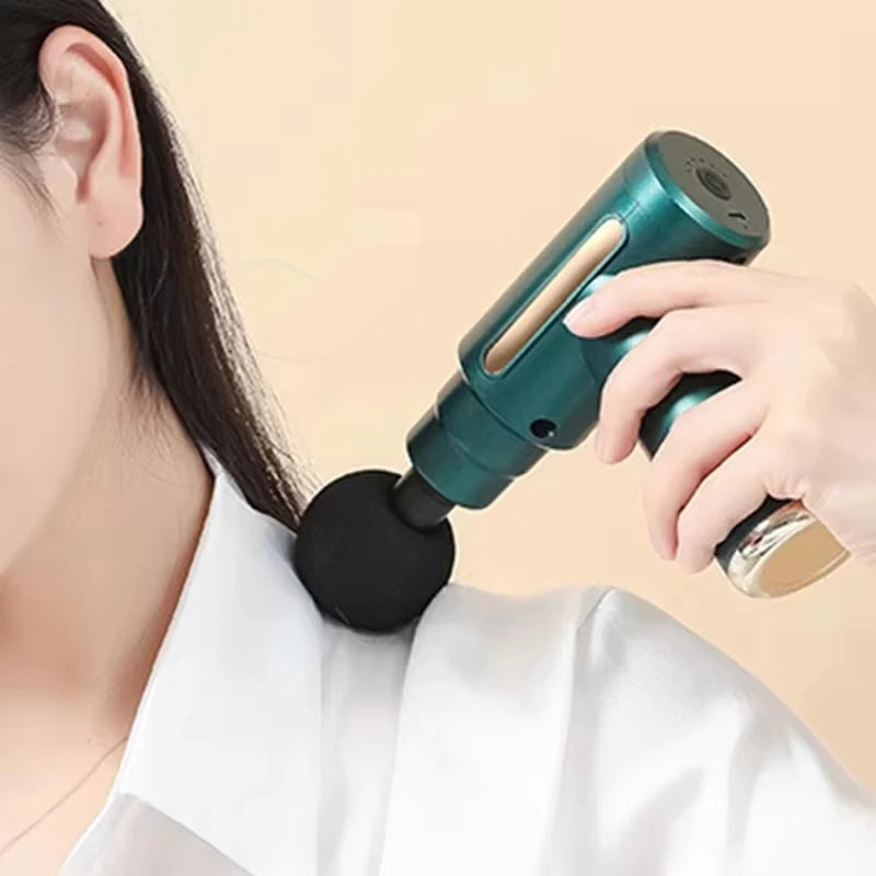 Portable Button Fascia Gun Deep Tissue Massage