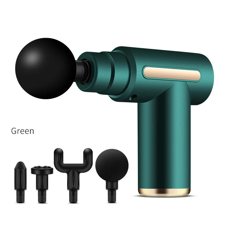 Portable Button Fascia Gun Deep Tissue Massage